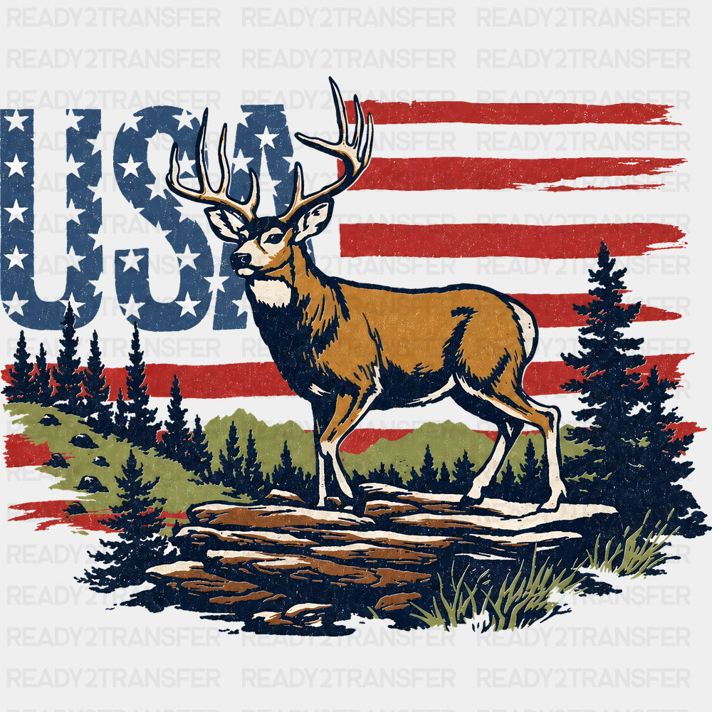 USA Deer - Hunting DTF Transfers