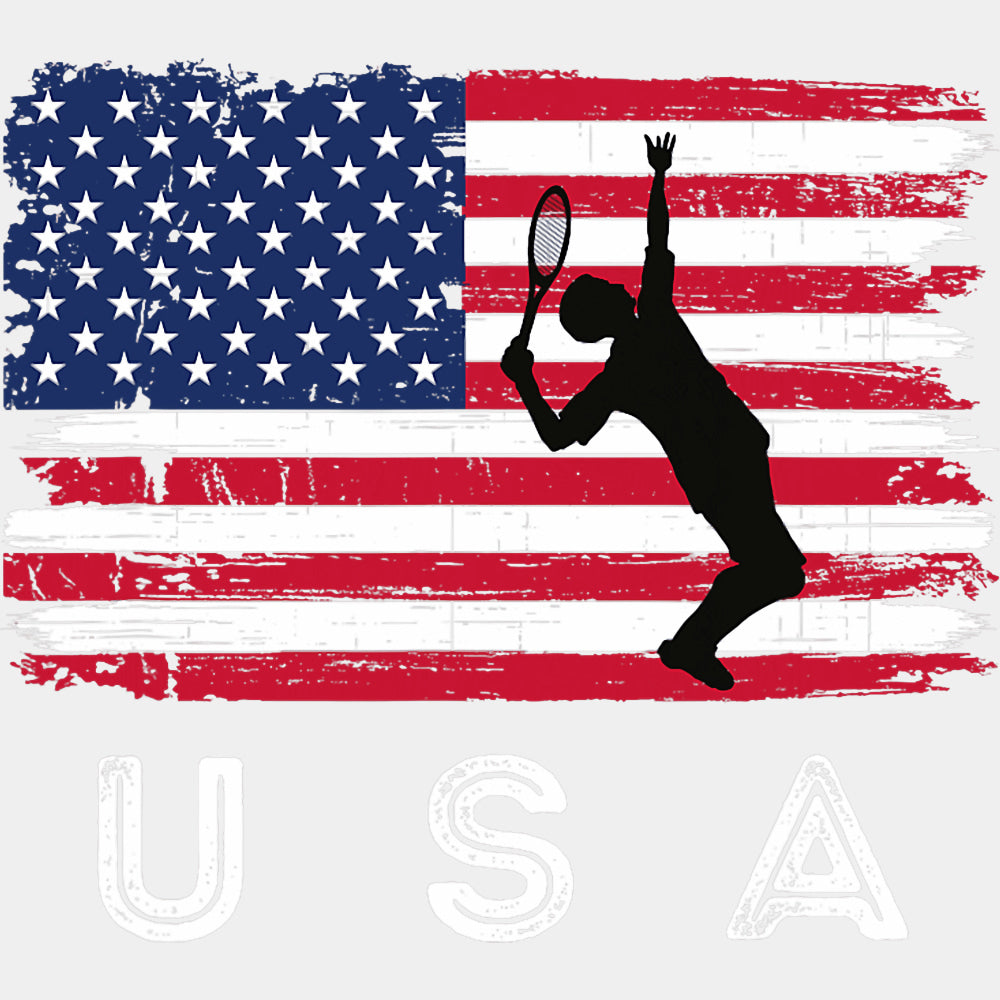 USA - Tennis DTF Transfers ready2transfer Light Color Design (See Imaging)