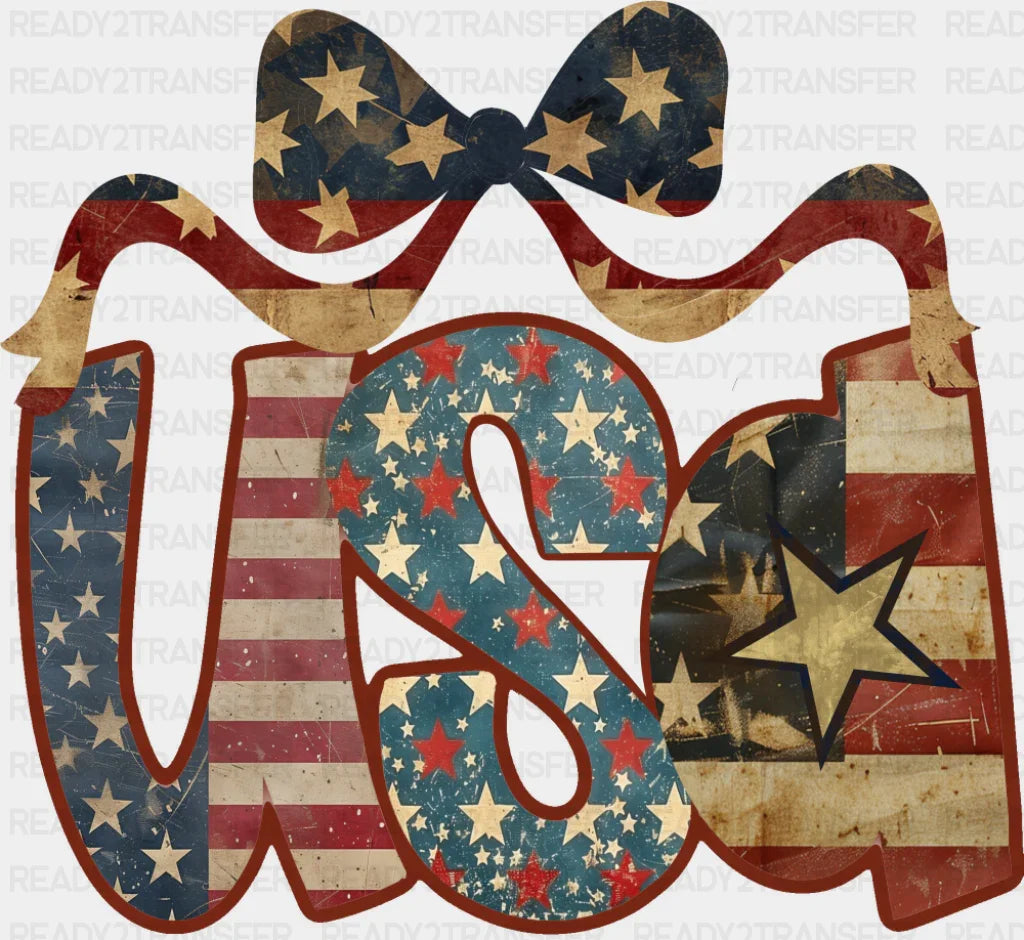 USA Vintage - 4th Of July DTF Transfer