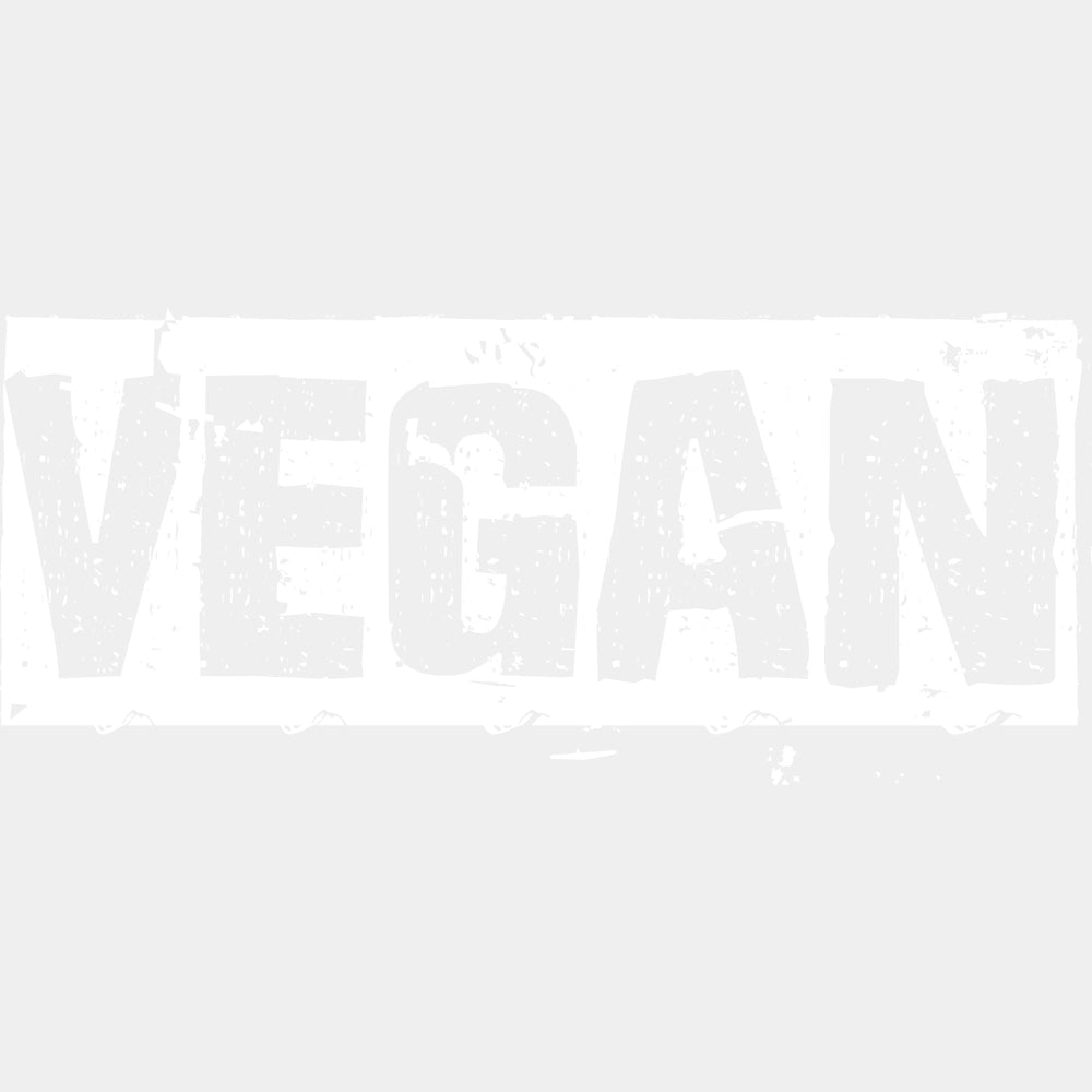 Vegan Vintage B&W - Vegan DTF Transfers - Adult Unisex - S & M (10’’) / Light Color Design (See Imaging)
