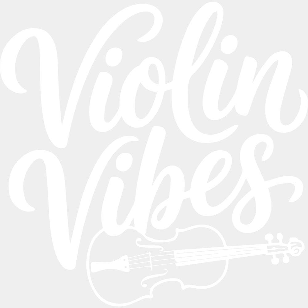 Violin Vibes - Music DTF Transfers ready2transfer Light Color Design (See Imaging)