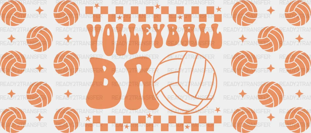 Volleyball Bro - Cup Wrap Uv Sticker Permanent Dtf Decal