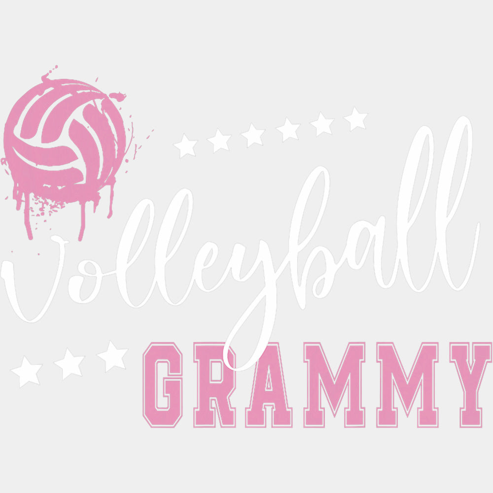 Volleyball Grammy, Stars - Volleyball DTF Transfers ready2transfer Light Color Design (See Imaging)