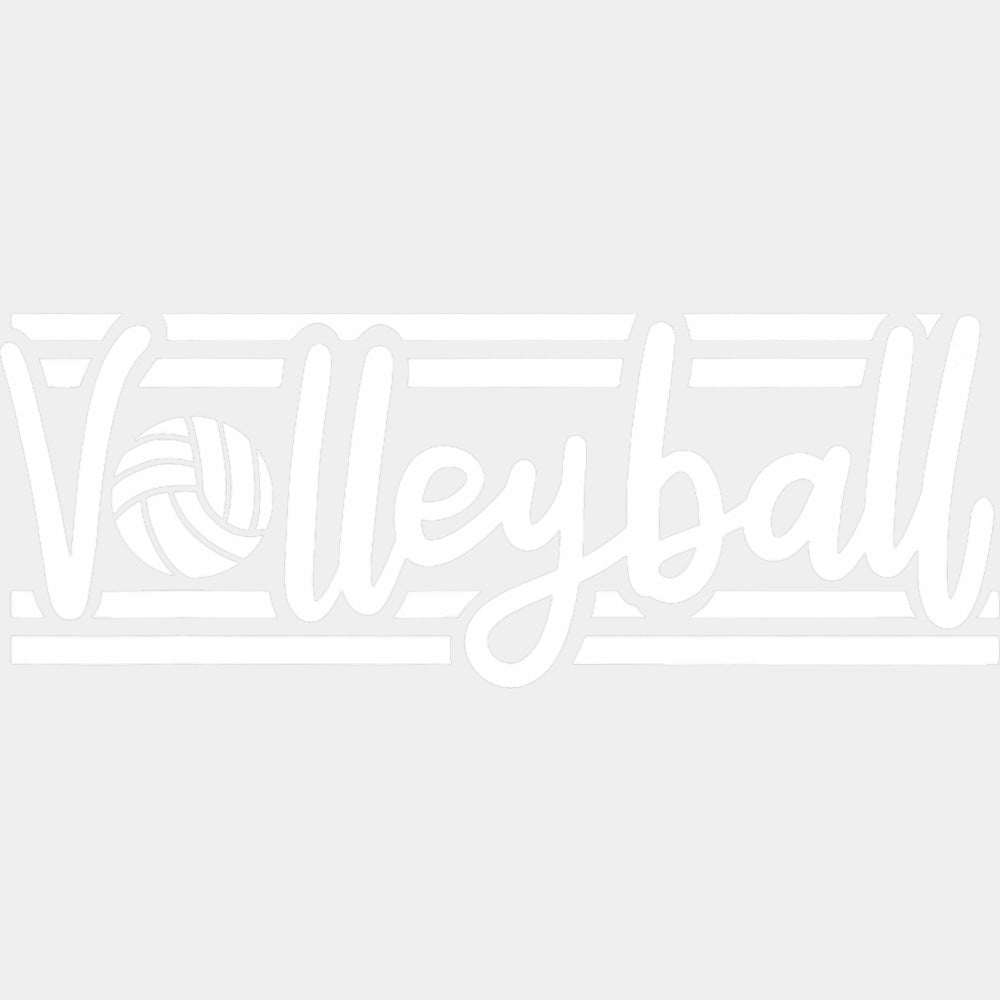 Volleyball, Lines - Volleyball DTF Transfers ready2transfer Light Color Design (See Imaging)