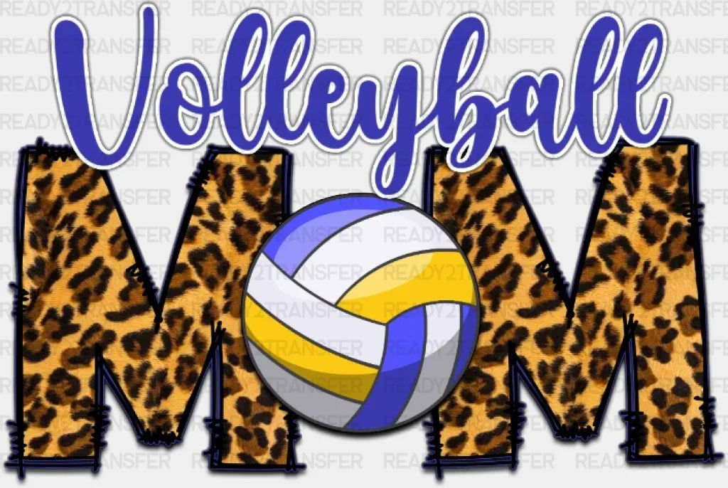 Volleyball Mom Leo Dtf Transfer