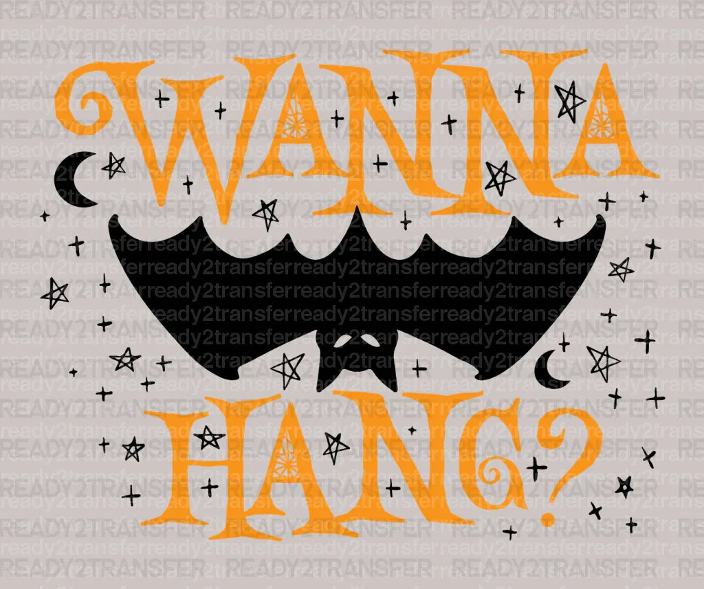 WANNA HANG DTF Transfer ready2transfer