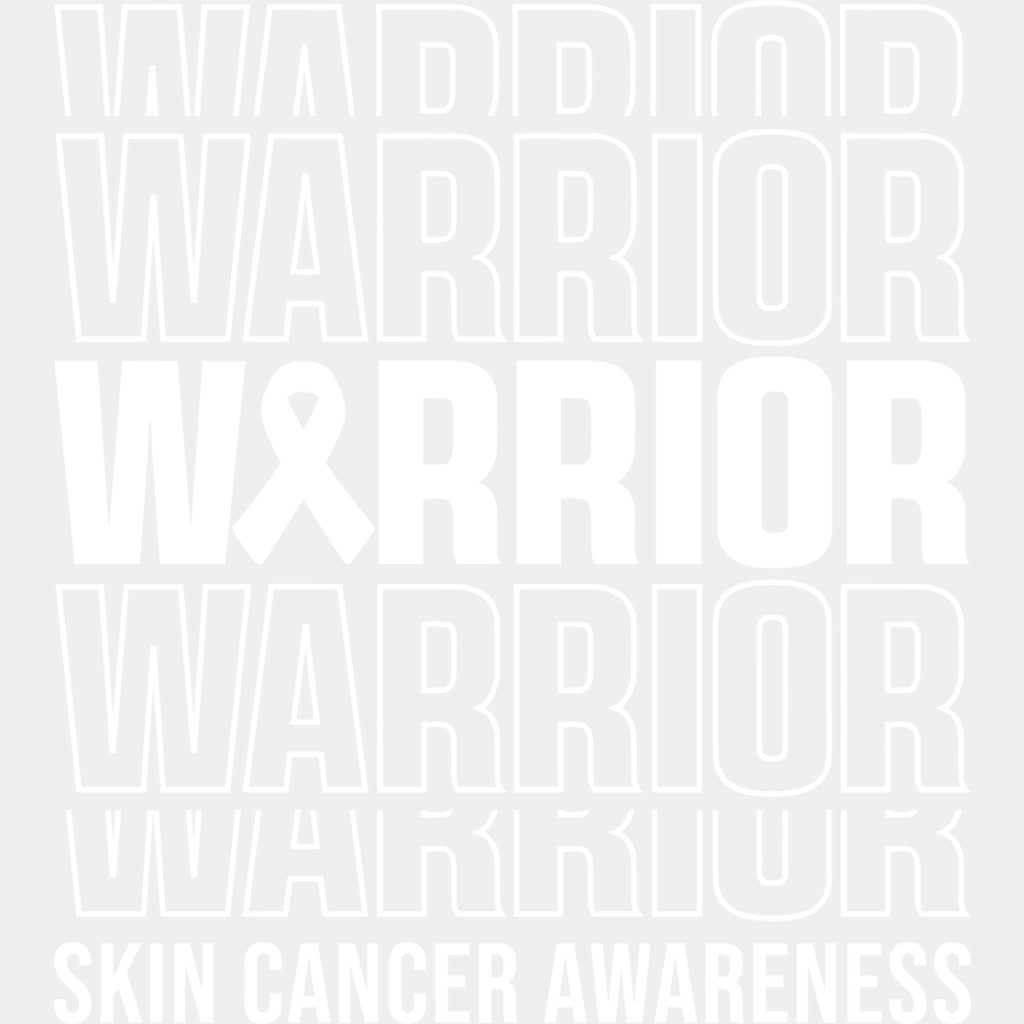 Warrior - Melanoma DTF Transfers - Adult Unisex - S & M (10’’) / Light Color Design (See Imaging)