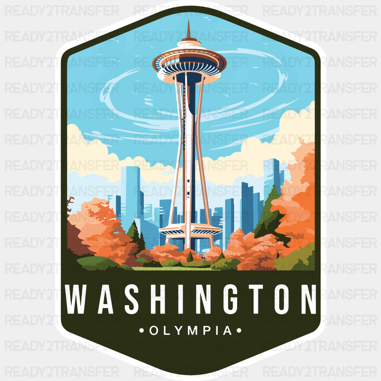 Washington Olympia - States & Cities DTF Transfer ready2transfer