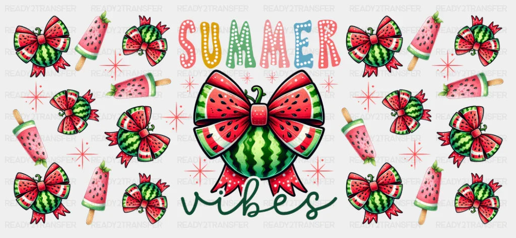 Watermelons - Summer Cup Wrap UV Sticker Permanent UV DTF Decal
