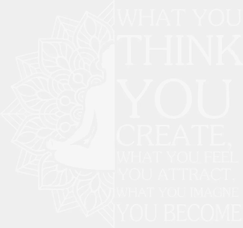 What You Think Create - Yoga Dtf Heat Transfer Adult Unisex S & M (10’’) / White