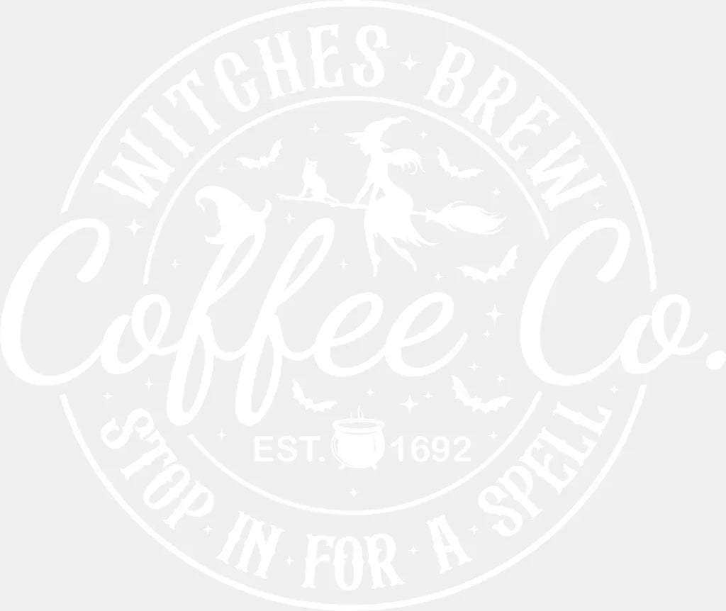 Witches Brew Halloween DTF Transfer Adult Unisex S & M (10’’) / Light Color Design (See Imaging)