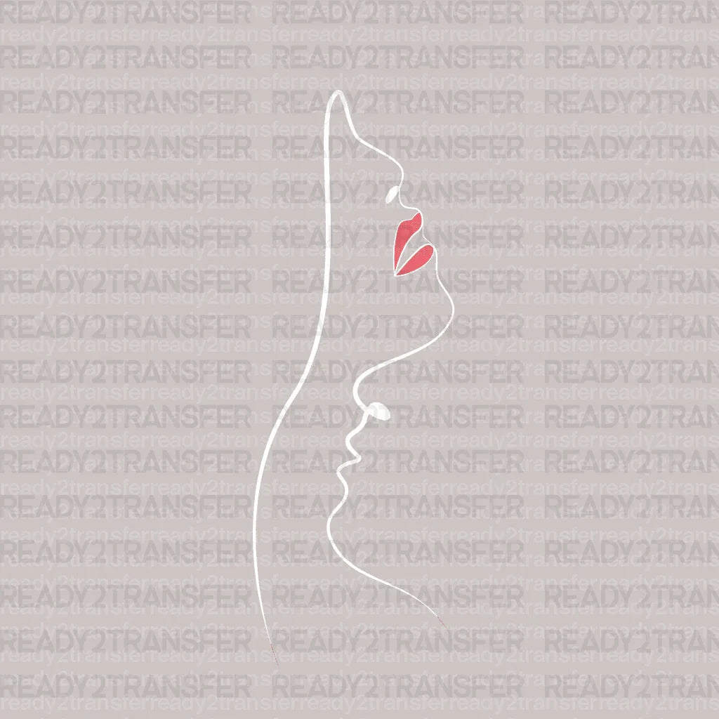 Woman DTF Transfer - ready2transfer