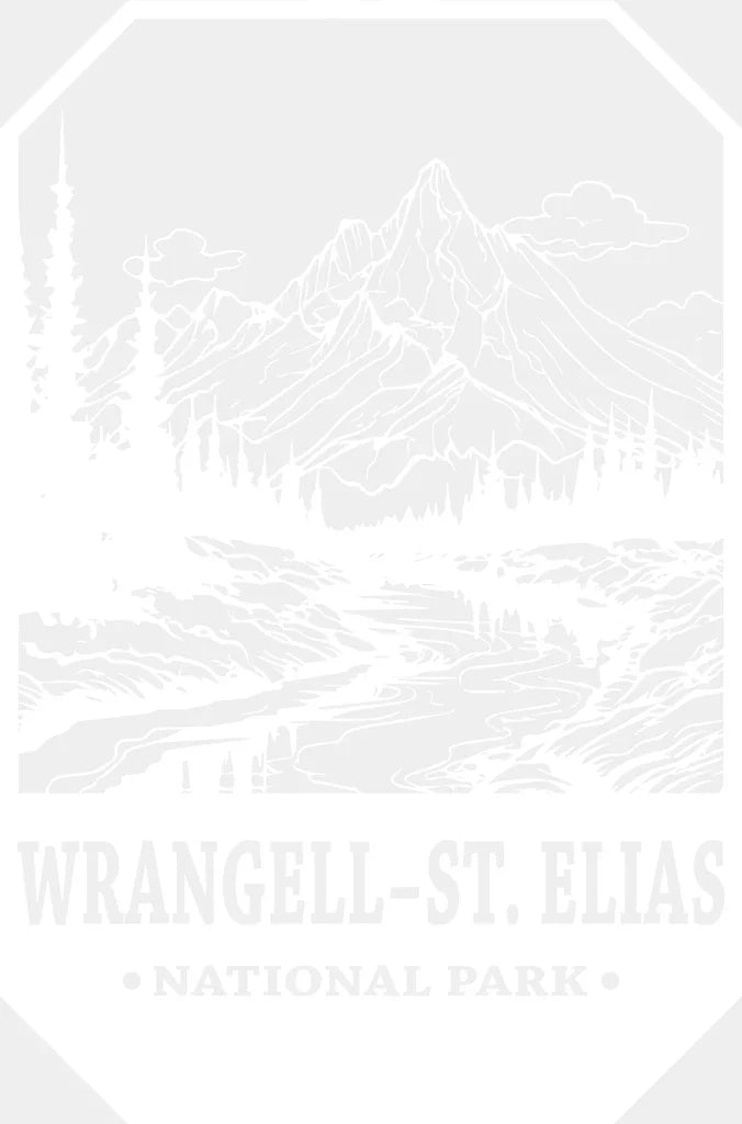 Wrangell-St.elias National Park Design - Parks Dtf Transfers Adult Unisex S & M (10’) / White