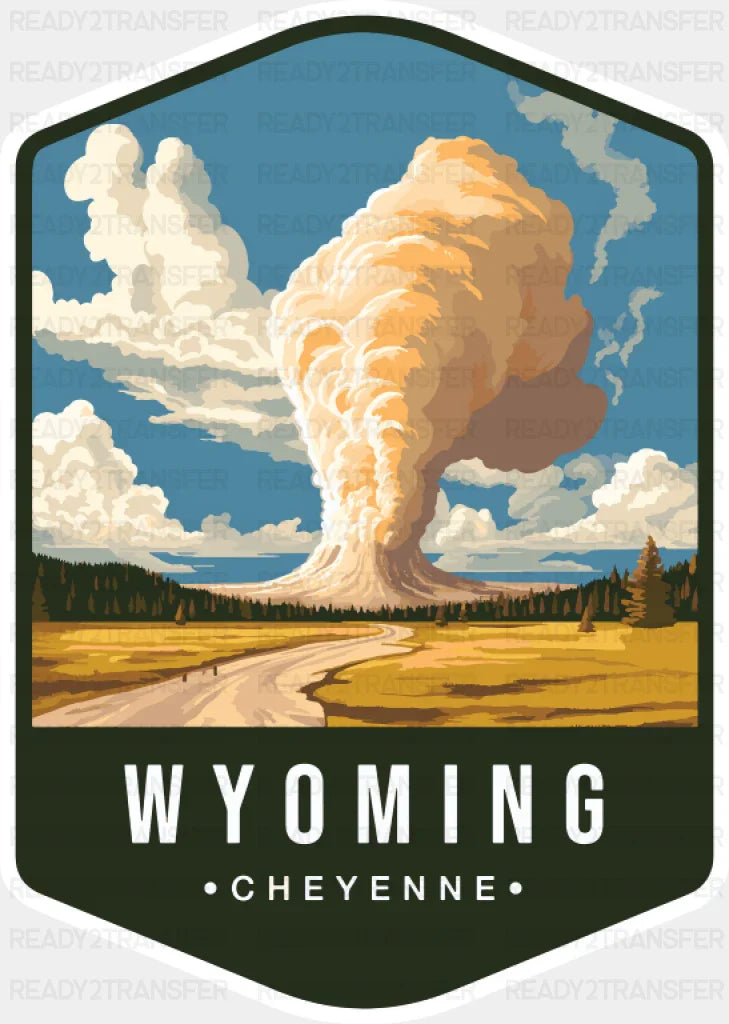 Wyoming Cheyenne - States & Cities DTF Transfer