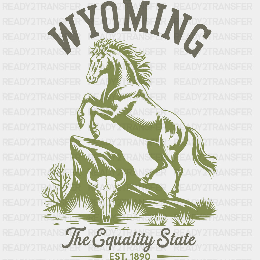 Wyoming The Equality State - States & Cities DTF Transfer ready2transfer