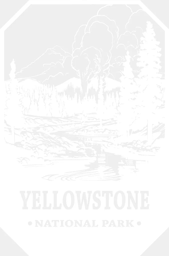Yellowstone National Park - Parks Dtf Transfers Adult Unisex S & M (10’) / White