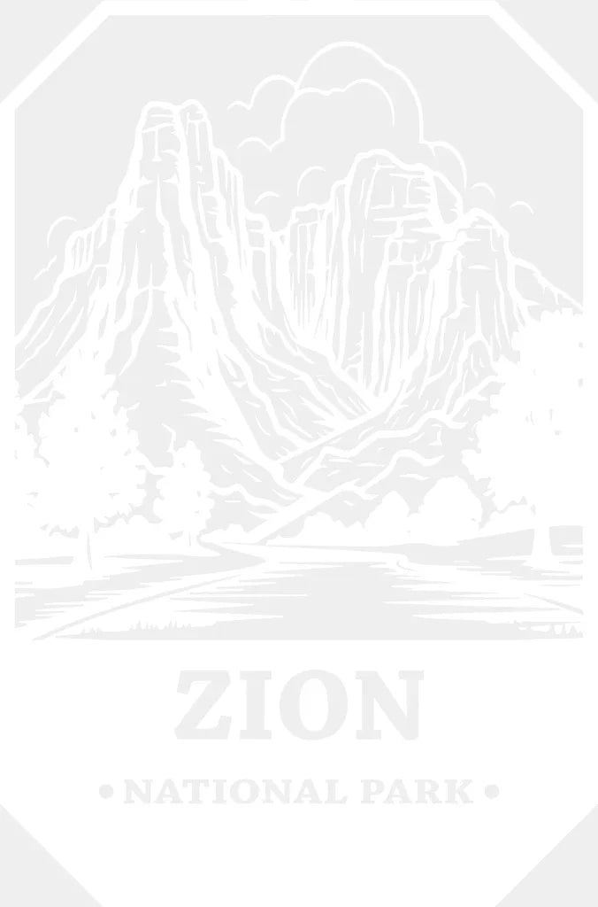 Zion National Park Design - National Parks DTF Transfers ready2transfer White