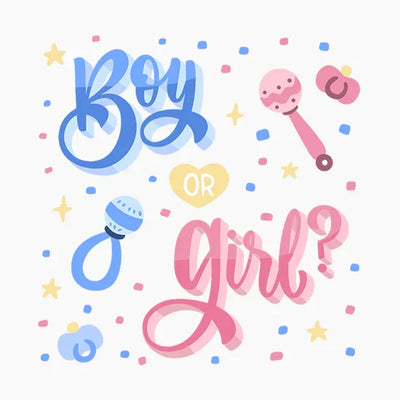 Gender Reveal DTF Transfers