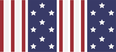 4th Of July UV DTF Cup Wrap Stickers