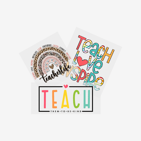 Teacher's Day DTF Transfers - Ready2Transfer