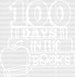100 Days In The Books DTF Transfer ready2transfer White