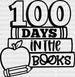 100 Days In The Books DTF Transfer ready2transfer Black