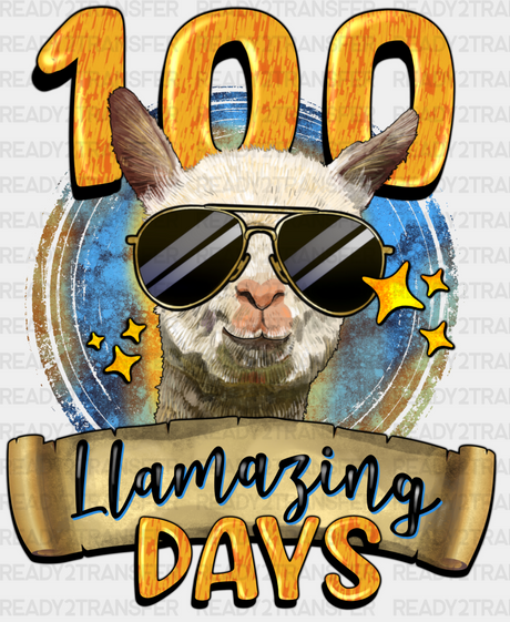 100 Days Llamazing Dtf Transfer