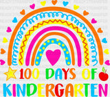 100 Days Of Kindergarten Dtf Transfer