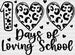 100 Days Of Loving School DTF Transfer ready2transfer Black