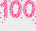 100 Days Of Loving School DTF Transfer ready2transfer White