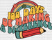 100 Days Of Making A Difference DTF Transfer ready2transfer White