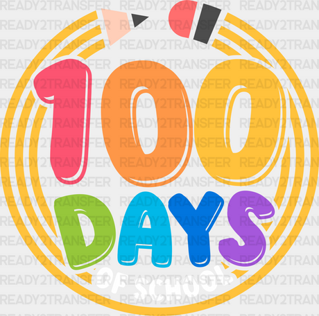 100 Days Of School Dtf Transfer