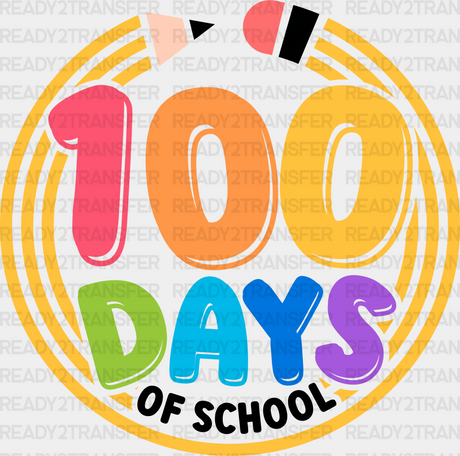 100 Days Of School Dtf Transfer