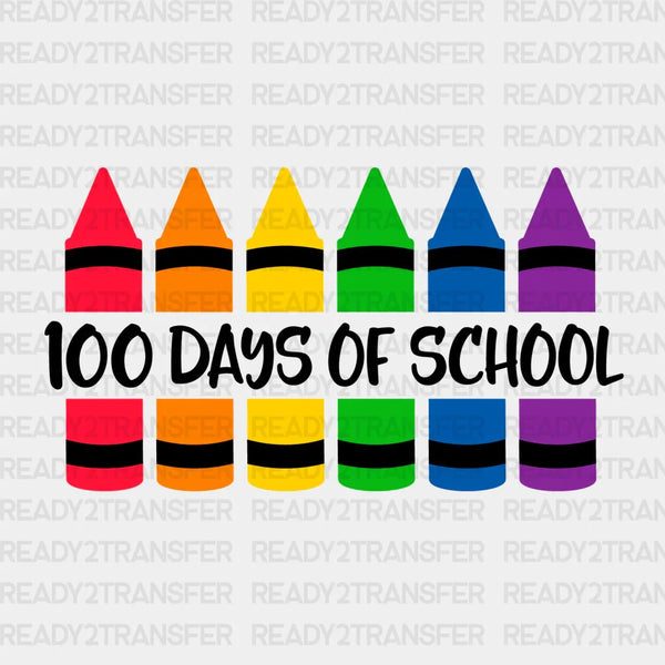 100 Days Of School DTF Transfer