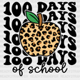 100 Days Of School Leo Design Dtf Transfer