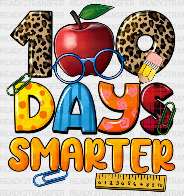 100 Days Smarter Leopard Dtf Transfer