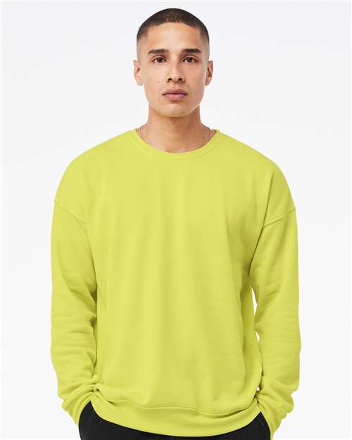 Unisex Sponge Fleece Drop Shoulder Crewneck Sweatshirt BELLA + CANVAS Strobe