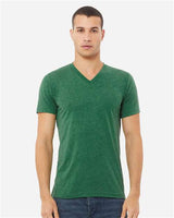 Unisex Heather CVC V-Neck Tee