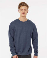 Unisex Fleece Crewneck Sweatshirt Tultex Heather Denim