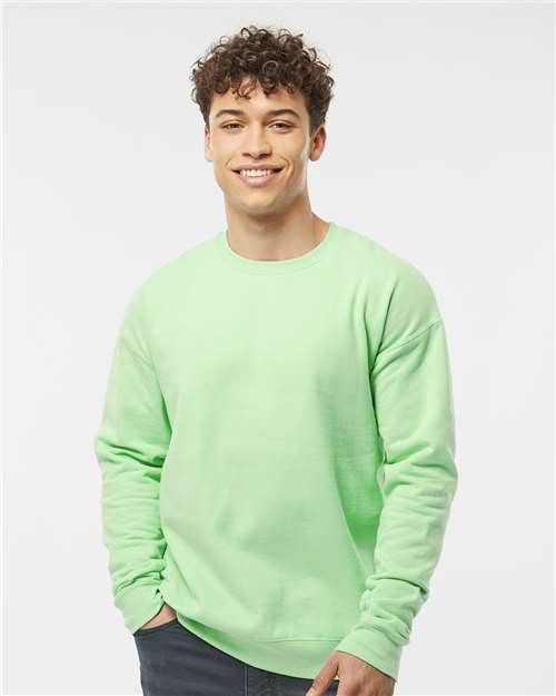 Unisex Fleece Crewneck Sweatshirt Tultex Neo Mint