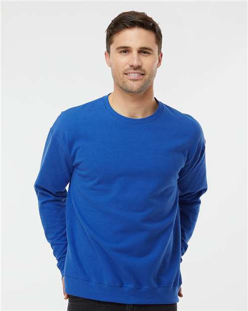 Unisex Fleece Crewneck Sweatshirt Tultex Royal