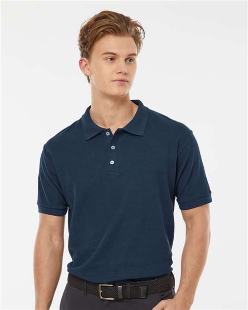 Men's 50/50 Sport Pique Polo Tultex Navy