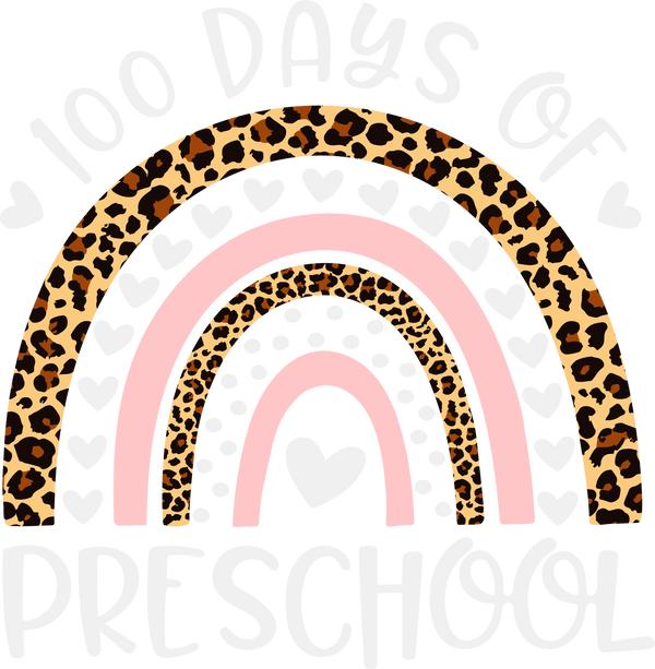 100 DAYS OF PRESCHOOL DTF Transfer
