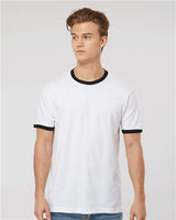 Unisex Fine Jersey Ringer T-Shirt