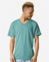 Unisex CVC V-Neck Tee American Apparel Heather Arctic