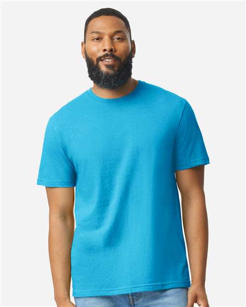 Unisex Softstyle® CVC T-Shirt Gildan Caribbean Mist