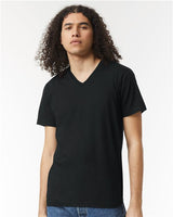 Unisex CVC V-Neck Tee American Apparel