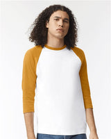 Unisex CVC Three-Quarter Sleeve Tee American Apparel