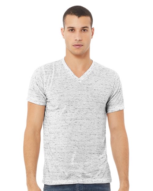 Unisex Textured Jersey V-Neck Tee