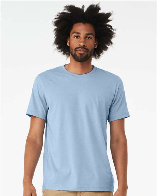 CVC Jersey Tee BELLA + CANVAS Heather Baby Blue